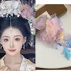 Nuevos Accesorios Dinastía Han Corona para el Cabello Canción de Hada Dinastía Song Tocado Impreso en 3D Pasador Corona de Flores Estilo Antiguo Flor para Foto Accesorios para el Cabello Diosa Flor para Mujeres