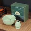 Tigela de matcha para chá matcha, ferramenta para pedido de chá da Dinastia Song, misturador de chá de cerâmica, escova de matcha de bambu japonesa, conjunto de chá