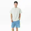 Camiseta Manga Curta Tendência Marca Outdoor Absorvente de Suor Secagem Rápida Masculina Feminina Novo Verão Proteção Solar Versátil Escalada Caminhada Gola Alta Top t