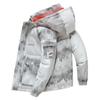 Chamarra de plumón para hombre 2023 nueva corta moda casual ropa de trabajo invierno con capucha abrigo cálido engrosado marca de moda
