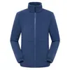 Jaqueta de Fleece para Homens e Mulheres, para Exterior na Primavera, Outono e Inverno, Moletom Espessado dos Dois Lados, Cardigã e Camada Interna para uma Jaqueta Softshell