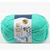 5 hebras de lana de algodón lechoso lana para bebé gancho para bolsa hilo grueso tejido a mano línea para muñeca de crochet hecho a mano DIY fabricantes mayoreo