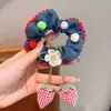 Acessórios de Cabelo Infantis Faixa de Cabelo em Cores Contrastantes Vermelho e Azul Acessórios de Cabelo Bolinha Doce Retrô para Meninas Faixa de Cabelo Morango para Menininha