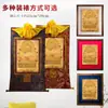 Thangka pintado à mão de Buda Yuanhui, pintura de parede suspensa, estátua de Buda Mestre Lótus, Xizang natural, Nepal, Salão de Buda, mural de adoração a Buda