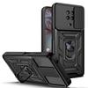 Carcasa con soporte de anillo NOKIA G10 aplicable transfronterizo NOKIA C30 ventana deslizante atracción magnética para coche funda protectora