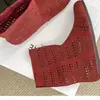 Botas Retro Vazadas de Tamanho Grande para Mulheres, Botas de Plataforma Baixa Respiráveis Estilo Verão, Sandálias Versáteis Estilo Britânico Melard