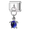 Série de Pingentes de Pulseira Modular Cachorro Fofo Cogumelo Borboleta Montagem Manual Corrente Peça de Expansão para Pulseira Modular