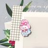 Nueva linda horquilla acrílica al por mayor horquilla de melodía accesorios para el cabello de niña linda clip de pico de pato tocado de niña pequeña