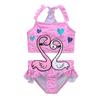 Trajes de baño de una pieza para niñas, nuevos de fábrica, con dibujos animados, de secado rápido, triangulares, para aguas termales.