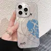 Suministro Transfronterizo Ruta Terrestre Avión Funda para Teléfono Apple 15 Pro Max iPhone 17 Carcasa con Patrón de Pluma Láser