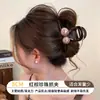 Pinza para el Cabello de Flor de Perla para Mujer, Estilo de Alta Gama, Pinza para el Pelo de Perro Pequeño, Adecuada para Cabello Fino, Moño de Cabello, Pinza de Tiburón, Accesorio para el Cabello, Pasador