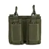 Accesorio de Bolsa Táctica de Dos Eslabones para Cargadores Cs Bolsa para Cargadores de Pistola Bolsa Colgante para Chaleco de Campo Bolsa Táctica de Almacenamiento Campo