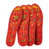 Plantilla Benmingnian Súper Suave Pedal Siete Estrellas para Hombre y Mujer Cómoda Suela Suave Año del Dragón Transferencia Absorción de Sudor Desodorante Deportes Absorción de Impactos Rojo