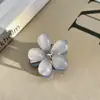 Pinza Pequeña para el Cabello con Diseño de Flor de Resina, Pasador Pequeño para Flequillo, Mini Accesorio para el Cabello de Aleación, Mini Pinza Lateral