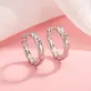 Nuevos Pendientes Acolchados de Lujo Ligero Artístico Retro de Nicho de Alta Calidad Simples para el Trabajo Pendientes de Diseño Versátil