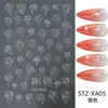 Belleza Total Transfronterizo Nuevas Pegatinas para Uñas Artísticas 3D Dibujos Animados Azul Tinta Lunares Franceses Ballena Pegatinas para Uñas Artísticas