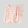 Conjunto de ropa interior térmica de otoño para niños, algodón puro, ropa de casa cálida, conjunto de manga larga para estudiantes de secundaria, oferta especial de liquidación