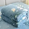 Manta de Avião Defeituosa Manta de Flanela Cobertor de Coral Fleece Espessado Cobertor Fino para Soneca Quarto com Ar Condicionado Individual/Duplo Cruzado
