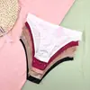 Bragas de algodón puro sexy con entrepierna, europeas y americanas, con encaje, color liso dulce, ribeteadas, algodón, moda interior para mujer