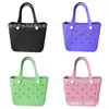 En stock Bolsa de Playa de Eva para Mujer Bolso Impermeable Bolso Cesta de Eva con Agujeros Bolsa de Gelatina de Eva Bolso de Hombro de Almacenamiento