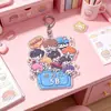 Diez días diligentes, todos los miembros deben ser guapos, llaveros acrílicos, colgantes para mochilas de estudiantes, regalos decorativos de dibujos animados