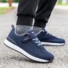 Zapatos para Personas Mayores Otoño e Invierno Algodón Suela Suave Zapatos para Caminar Cálidos Zapatos para Madre Algodón Cómodos Zapatos para Hombre y Papá Zapatos de Algodón para Mediana Edad y Ancianos