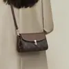 Bolso Cuadrado Pequeño Estampado Retro 2025 Nueva Moda Bolso de Hombro de Gama Alta Estilo Femenino Bolso Cruzado Simple para Viajar