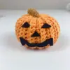 Popular Adorno de Calabaza Tejido a Crochet Hecho a Mano Transfronterizo Decoración de Modelo de Simulación para Fiesta de Halloween Calabaza