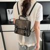 Mochila Jeans Casual Casual Nicho Moda Retrô Feminina 2025 Verão Novo Classe Bolsa Casual Feminina