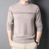 2021 outono e inverno novo masculino fino gola redonda suéter masculino casual suéter de lã masculino atacado masculino