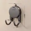 Gancho Duplo com Ventosa para Papel Toalha Multifuncional Portátil Puxador de Papel Gancho com Adesivo Forte Gancho de Ventosa para Banheiro Sucção Forte