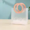 Bolsa de Presente Transparente de PVC de Alta Qualidade, Bolsa Tote para Cosméticos, Bolsa Embalagem para Lembrancinhas de Casamento em Plástico, Bolsa de Presente de Aniversário