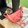Bolsa de Bolinho Macia Simples Casual 2026 Versátil Bolsa de Ombro Tendência Japonesa Coreana Bolsa Transversal Leve Armazenamento Bolsa de Axila