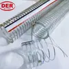 Manguera de alambre de acero de PVC, manguera de plástico de material nuevo transparente, manguera de plástico resistente al aceite y a los álcalis, tubería de bombeo de plástico resistente a altas y bajas temperaturas