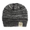 Gorro de bebé otoño e invierno Europa y Estados Unidos nuevo gorro de punto de lana para niños recién nacidos gorra con etiqueta MOK 16 colores