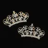 Nuevo accesorio para el cabello de corona con incrustaciones de diamantes DIY, aleación de bolsa de lazo, materiales de decoración para ramo de novia al por mayor