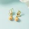 Pendientes de Concha, Mariposa, Gota de Agua y Perla Novedosos y de Moda 2021 para Mujer, Lindos, Elegantes, Versátiles, Pendientes con Diseño Otoñal