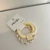 Set de Cintas para el Cabello Color Café con Leche Coreano, Bandas para el Cabello Simples y Elegantes, Anillos para el Cabello de Alta Elasticidad, Accesorios para el Cabello de Alta Gama