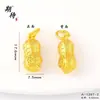 Acessórios DIY Cor Dourado Areia Antigo de Longa Duração Sem Desbotamento Fruta Morango Banana Pingente Pulseira Joias Abóbora Durian Pingente