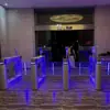 Sistema de Porta de Acesso com Bilhetagem para Parque de Diversões, Porta Giratória de Aço Inoxidável à Prova d'Água para Exterior