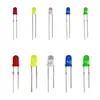 Caja Componente LED Emisor de Luz LED F3+5Mm 5 Colores Rojo Verde Amarillo Azul Blanco 100 Piezas 200 Piezas 300 Piezas