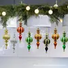 Decoraciones Navideñas Transfronterizas, Adornos Colgantes Irregulares con Forma de Cono Pintados de Plástico, Decoraciones para Árbol de Navidad, Suministros para Decoración de Escenas Festivas