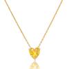Traje de Zircón Amor Esmeralda Europeo y Americano Transfronterizo para Mujer Traje de Pulsera de Anillo en Forma de Corazón Transfronterizo Cadena para Clavícula