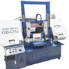 Máquina de Serrar Lumeng Gb4240 Máquina de Serrar de Fita para Metal, Serragem Potente de Aço Redondo Sólido de 400 Mm, Máquina de Serrar de Fita Hidráulica