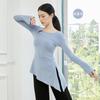 Ropa de Práctica de Baile Tops de Manga Larga para Mujer Moldeadora de Cuerpo Latino Clásico Étnico Danza China Ropa Elegante Liquidación