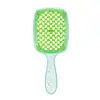 Cor Prata Transparente Pente Vazado Venda Quente Transfronteiriça Pente de Cabelo em Grade Pente Massageador Pente de Cabelo com Formato Fofo