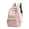Mochila ligera de alta apariencia transfronteriza, mochila de viaje simple de color sólido para exteriores, mochila plegable de gran capacidad