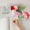 Bolígrafo de Clavel de Alta Apariencia Hisocute Decoración de Escritorio para Estudiantes Bolígrafo de Flor Artificial Bolígrafo de Regalo de Boda