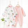 Mono de bebé primavera y otoño de algodón puro de manga larga para otoño e invierno, pijama de bebé para recién nacido.