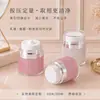 Frasco de creme a vácuo acrílico com bordado de diamante transfronteiriço, frasco dispensador a vácuo tipo pump, recipiente de embalagem cosmética atacado